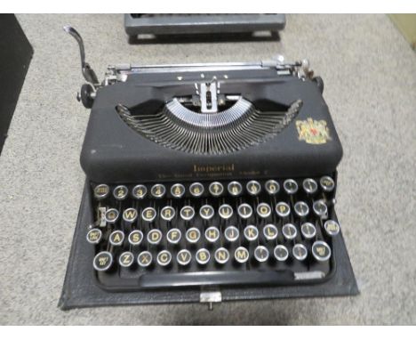 THREE ASSORTED VINTAGE TYPEWRITERS- A/F 