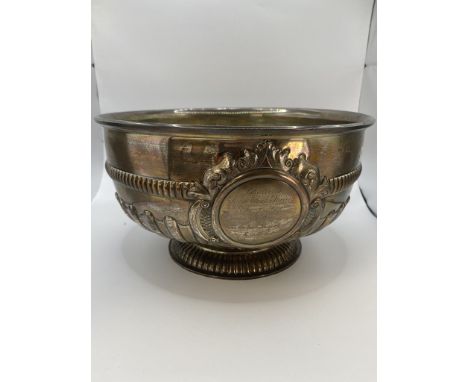 Mappin &amp; Webb Silver Punch Bowl, Sheffield 1893.
790g

Condition Report:
In good (unpolished) condition no obvious dings