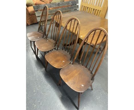 4 Ercol Quaker chairs