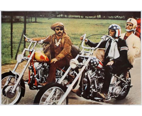 Easy Rider - Dennis Hopper, Peter Fonda and Jack Nicholson. Country: The Netherlands. Year: 1969. Artist: Unknown. Size (cm):