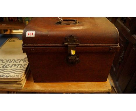MISCELLANEOUS EPHEMERA: a small solicitor's tin trunk containing a quantity of miscellaneous printed and manuscript documents