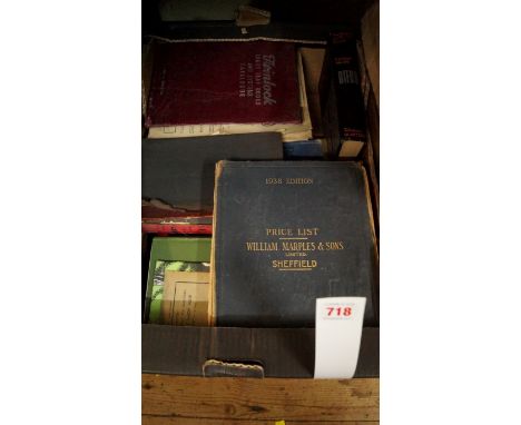 TRADE CATALOGUES: a large carton of trade catalogues and related, to include Catalogue of Sanitary Products by Rowe Bros of B