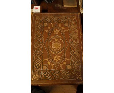 WARING (John Burnley): 'Art Treasures of the United Kingdom...' London, 1858. Folio, original publisher's decorative morocco 