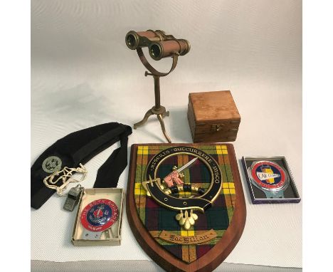 A Selection of collectable odds to include Beret military style cap with Boys Brigade cap badge, Boys Brigade vintage enamell