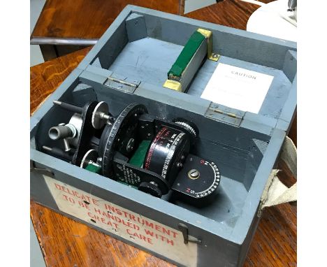 Military AM Astro Compass MKII With wooden box. 