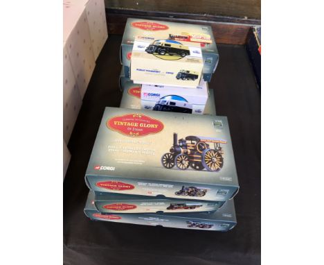 Three Corgi diecast models of Morris J Van Birmingham City Transport vehicles, each with manufacturing mistake, together with