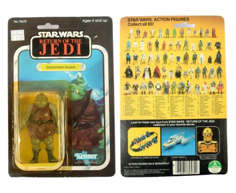 Kenner Star Wars vintage Return of the Jedi Gamorrean Guard 3 3/4" figure, Mint, within Good Plus (minor dent and yellow) bub