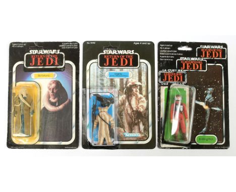 Palitoy Star Wars vintage Return of the Jedi Bib Fortuna 3 3/4" figure, Excellent complete, within Fair (cracked and yellow) 