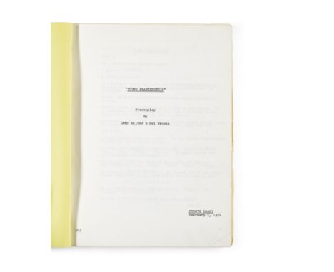 A Young Frankenstein screenplayTwentieth Century-Fox, 1974. Mimeographed manuscript, screenplay by Mel Brooks and Gene Wilder