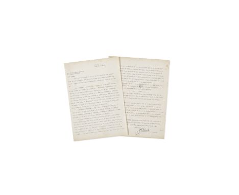 A John Marsh typed letter signed pertaining to Margaret Mitchell and Gone With the WindTyped Document Signed ('John R. Marsh'