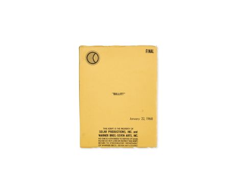 A Bullitt screenplayWarner Bros./Seven Arts, 1968. Mimeographed manuscript, 99 pp, dated January 1, 1968 and marked 'Final' t