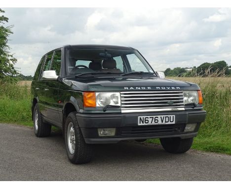 - Flagship 4.6 HSE model, 4554cc V8 engine, automatic transmission with LPG conversion
- Original book pack with handbooks, s