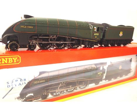 Hornby R2615, Class A4, Wild Swan 60021, in excellent condition, some detail fitted, box good. P&amp;P Group 1 (£14+VAT for t
