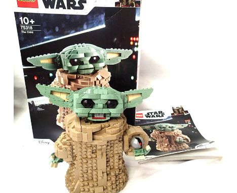 Lego 75318 Star Wars The Child Grogu built up, incomplete with box and build book. P&amp;P Group 1 (£14+VAT for the first lot