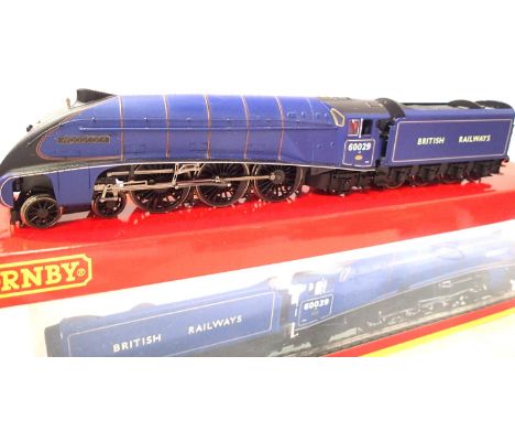 Hornby A4 Woodcock, BR. Blue 60029, in very good to excellent condition, missing detail pack/paperwork, in Malland box. P&amp