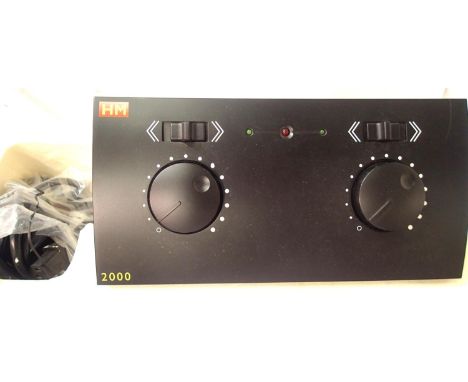 H&amp;M 2000 twin controller with leads, part boxed. P&amp;P Group 2 (£18+VAT for the first lot and £3+VAT for subsequent lot