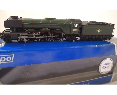 Dapol A3 Lemberg 60045, BR Lined Green, Late Crest, in very good condition, DCC ready, box good. P&amp;P Group 1 (£14+VAT for