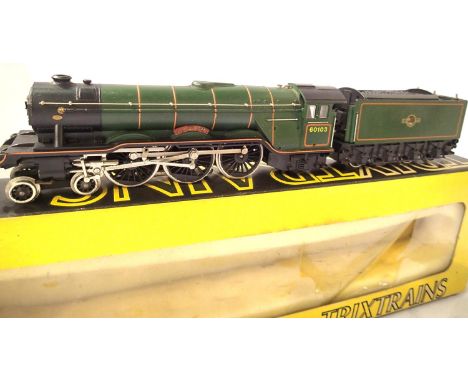 Trix Flying Scotsman, 60103, BR Green, Late Crest, in very good condition box fair. P&amp;P Group 1 (£14+VAT for the first lo
