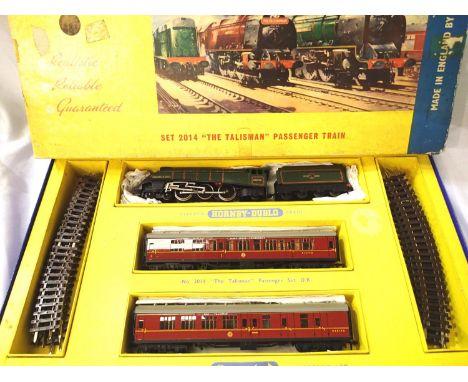 Hornby Dublo 2014 The Talisman train set, Golden Fleece with two coaches, track in very good to excellent condition, box fair