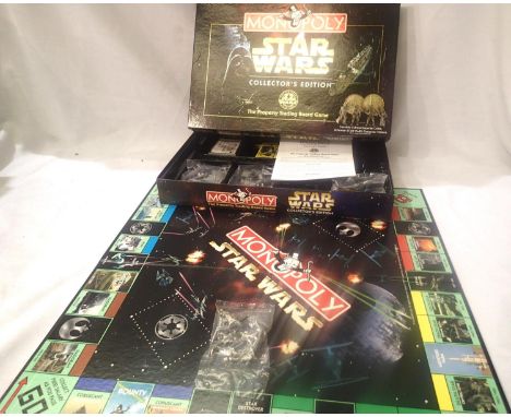 Star Wars Monopoly Collectors Edition by Waddingtons. Complete, unused and sealed in packets etc. P&amp;P Group 2 (£18+VAT fo