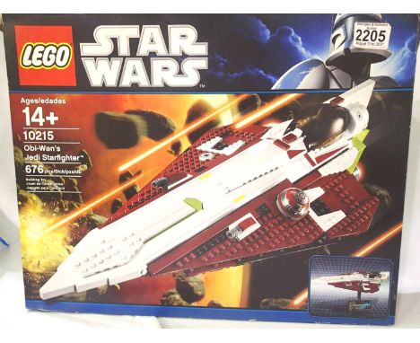 Lego Star Wars Obi-Wans Jedi Starfighter 10215, built then disassembled, appears complete. P&amp;P Group 2 (£18+VAT for the f