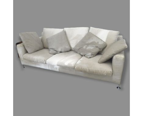 A B&B Italia George 3-seater sofa, by Antonio Citterio, 215 x 80 x 95cm, with maker's label, for re-upholstery 