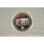 LONG TO REIGN, OVER US SILVER CROWN COIN. Boxed.