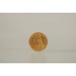 A VICTORIAN HALF SOVEREIGN 1887