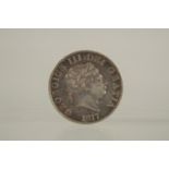 A GEORGE III SMALL HEAD HALF CROWN, 1817.