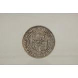 A GEORGE III 1818 HALF CROWN.
