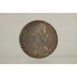 A CHARLES II SILVER CROWN, 1679.