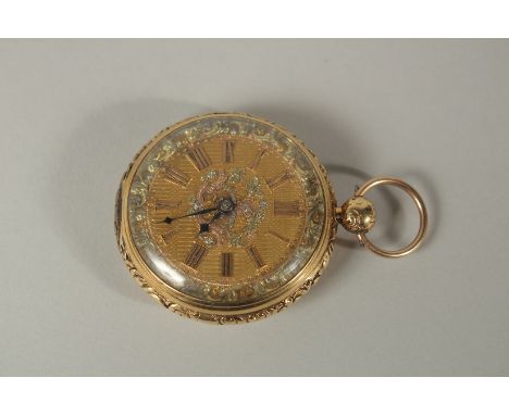 A GENTLEMAN'S SUPERB 18ct GOLD POCKET WATCH by ROBERT ROSKELL, LIVERPOOL, 42149, in a leather travelling case by CHARLES FROD