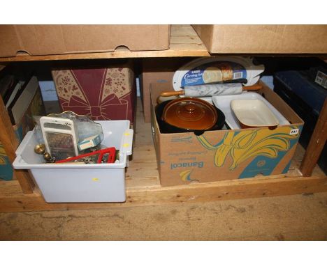 Shelf of kitchenware