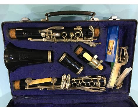 A Boosey and Hawkes clarinet and fitted case