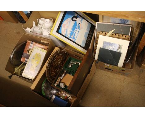 A shelf of miscellaneous, Wedgwood etc.