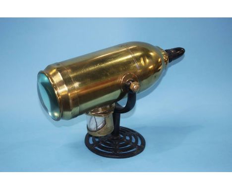 A brass 'Stelmar' lamp