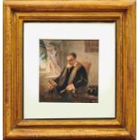 Israëls, JozefAn einem Fenster sitzender Rabbi(Groningen 1824-1911 Den Haag) Gouache. Rechts unten