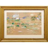 Herrmann, CurtFrühlingslandschaft(Erlangen 1854-1929 Berlin) Aquarell. Rechts unten monogrammiert "