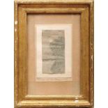 Corot, Camille Jean-Baptiste (Attrib.)"L'Etang à Ville D'Auvryy"(Paris 1796-1875 ebd.) Bleistift/