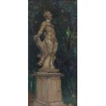 Bachrach-Barée, EmanuelSatyr-Statue im Schlosspark von Sanssouci(Oderberg 1863-1943 München) Öl/