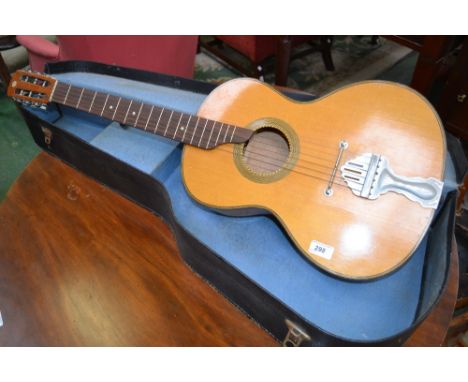 Musical Instruments - a vintage acoustic guitar, by Rushworth & Dreaper Ltd, Islington, Liverpool, cased