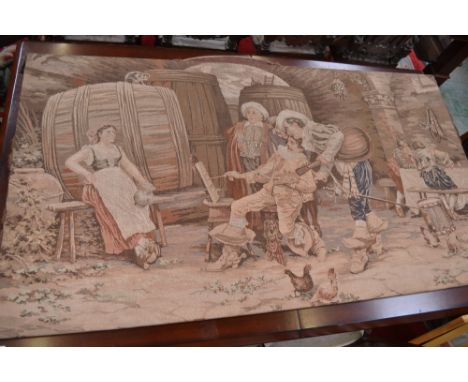 A 17th century style Flemish tapestry wall hanging
