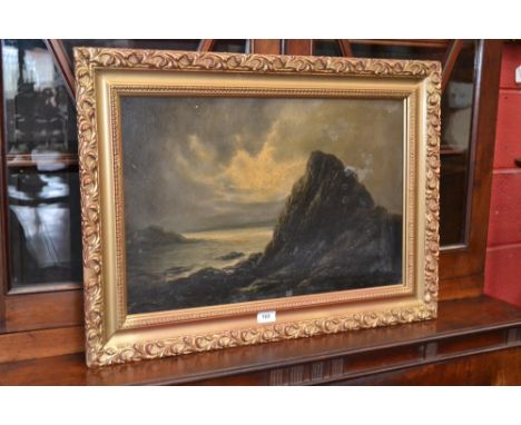 T.Wood (early 20th century)
34 By The Light Of The Moon
Signed oil on board