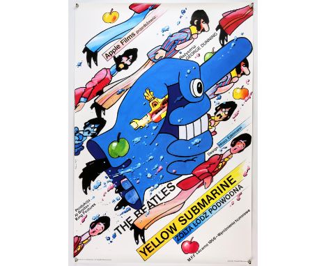 The Beatles Yellow Submarine (R-2009) Polish commercial poster, rolled, 27 x 39 inches. 