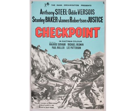 Checkpoint (R-1960's) UK One Sheet film poster, folded, 27 x 40 inches. 