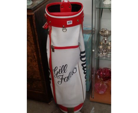 Wilson Golf Caddy once owned by Gill Faldo (Provenance from PGA secretary)