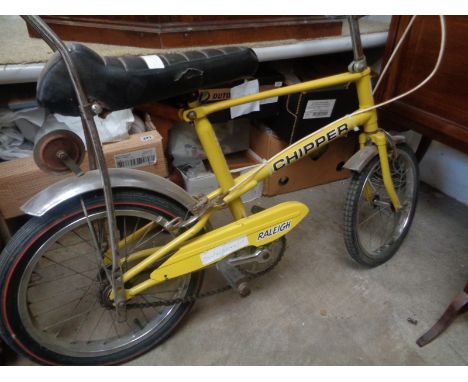 Vintage Raleigh Chipper in yellow