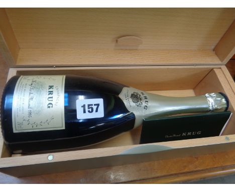 750ml Bottle of Champagne Krug Clos Du Mesnil 1995 Vintage in Presentation case