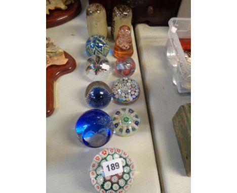 Collection of Caithness, Wedgwood and other decorative paperweights
