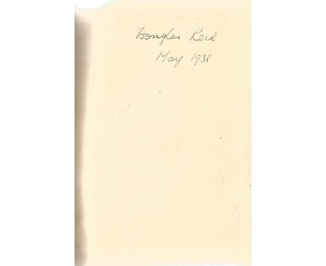 Douglas Reed Hardback Book Insanity Fair 1938 signed by the Author on the First Page and dated May 1938 some age related mark